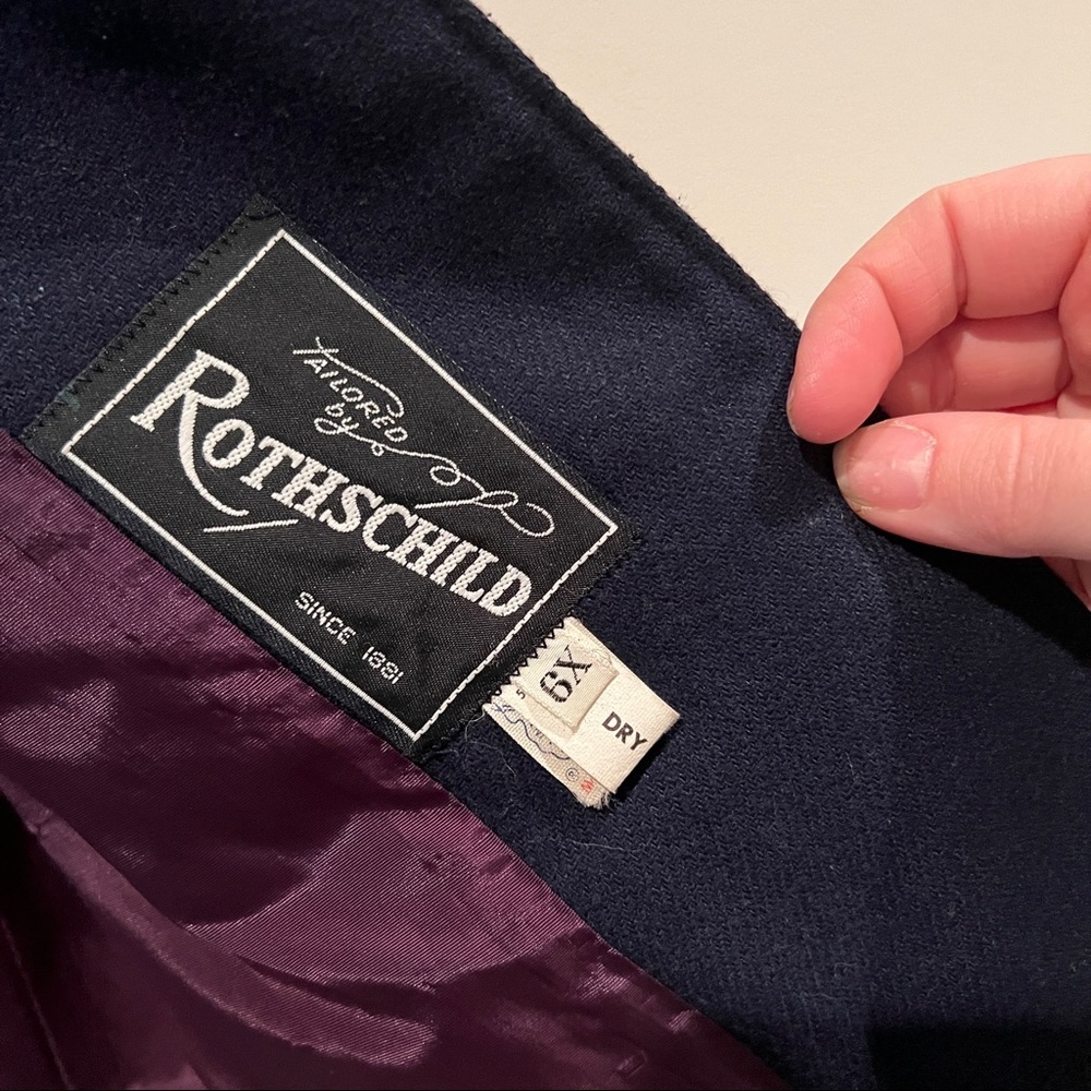 Vintage Rothschild Child’s Wool Coat with Matching Hat - Picture 5 of 10